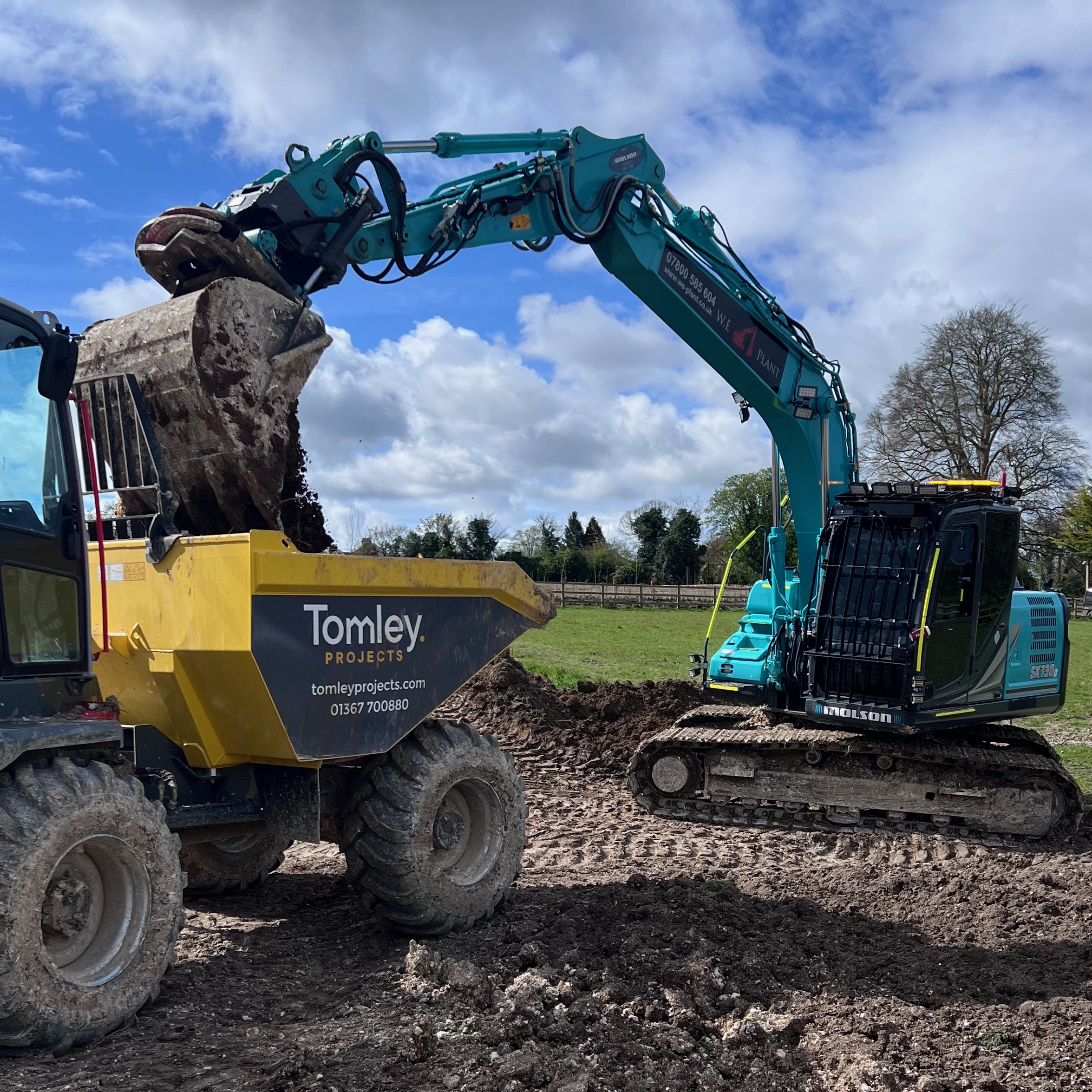 NPORS Excavator tests delivered by Tuppco for Tomley Projects in Berkshire.