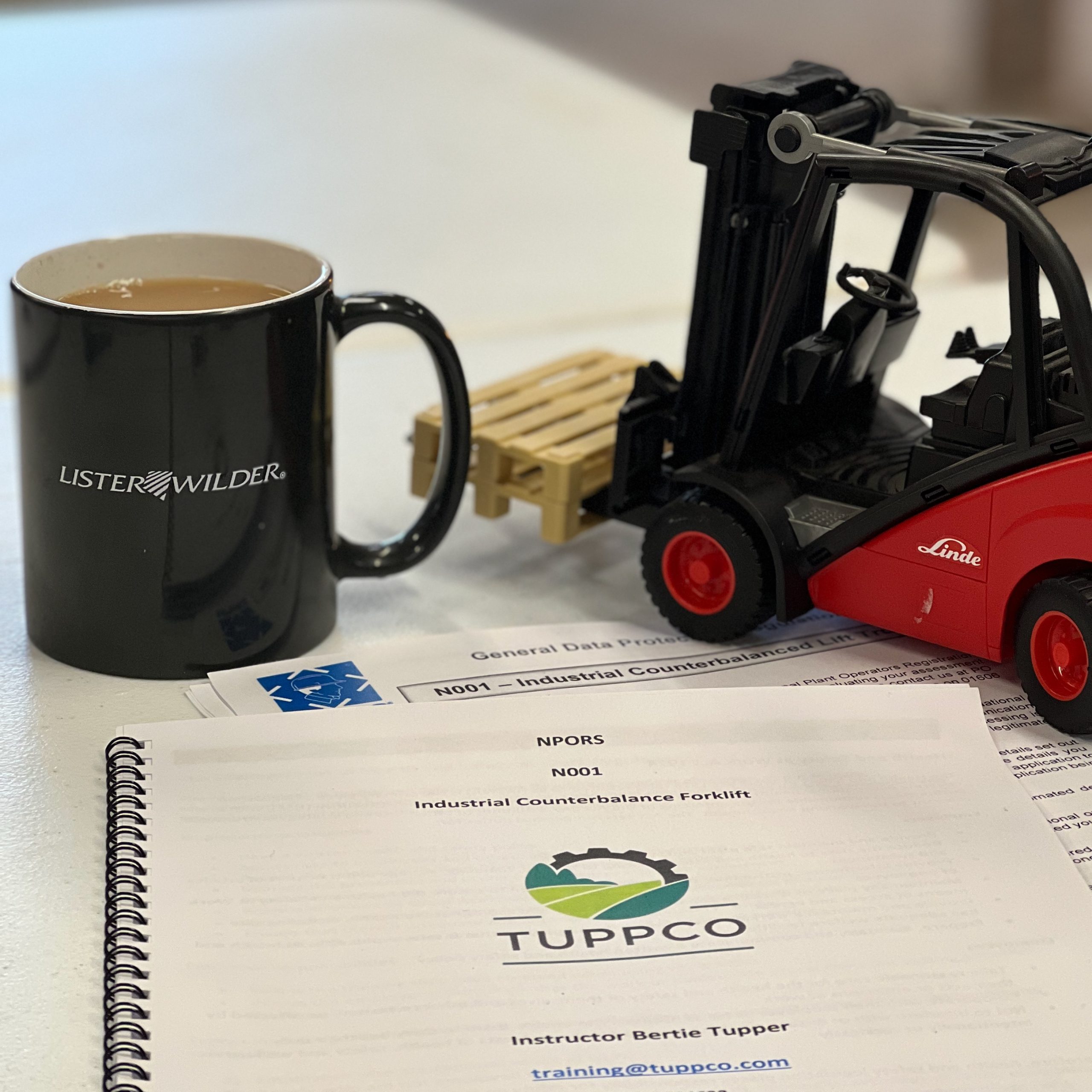 NPORS N001 Counterbalance Training Materials Delivered by Tuppco.