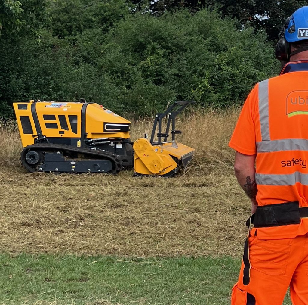 Approved Lantra Remote Mower Training delivered on-site by Tuppco