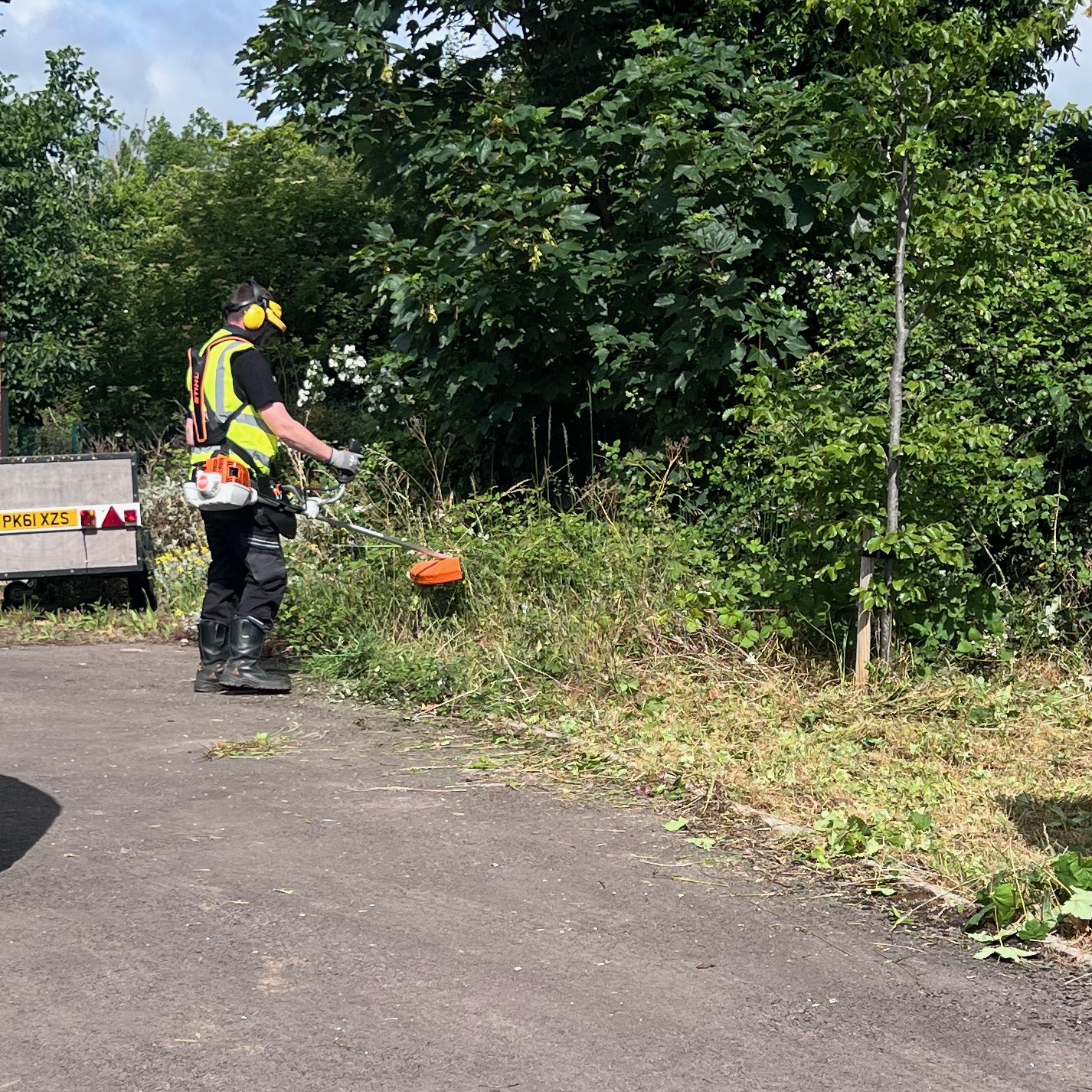 Lantra Brush Cutter Training Delivered by Tuppco Nationwide