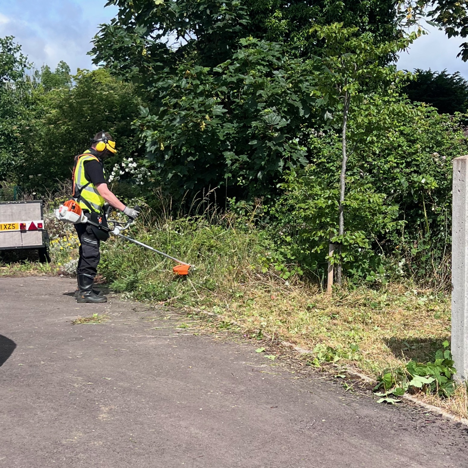 Tuppco Delivers Lantra 2-Day Brush Cutter Course for Bromford in Gloucestershire